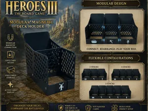 Heroes III – Modular Magnetic Deck Holder