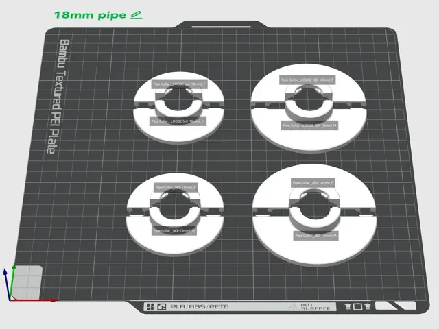 Pipe Collar - 18 mm Escutcheon - Rosette for Wall — Фото 7 из 7