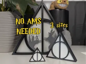 The Deathly Hallows Small/Medium/big (NO AMS/AMS)