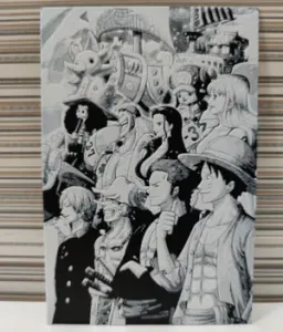 Hueforg One Piece characters looking into infinity