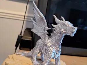 Silk Silver Dragon model