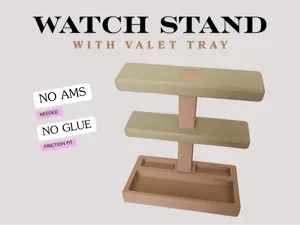 Multi watch stand with valet tray (holds 8)