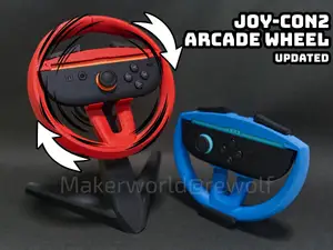 Switch 2 Joy-Con2 Mini Arcade Steering Wheel