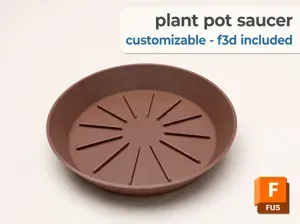 Parametrischer Blumentopfuntersetzer (Fusion)