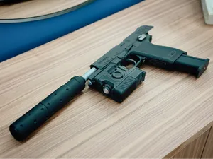 Metal Gear Solid - SOCOM MK23 C (Snakes Pistol)
