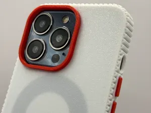 iPhone 13 Pro Zigzag Case Customizable Button