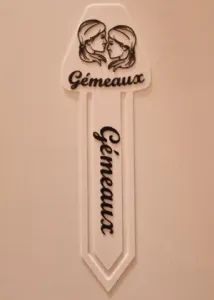 marque page zodiaque gémeaux
