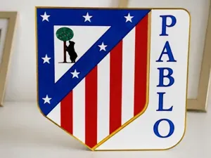 Lámpara Atletico de Madrid Personalizable