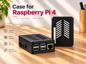 Raspberry Pi 4 Case – Standard & GPIO Access
