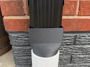 2x3, 3x4, 4x5, 4x4 to 4 in PVC Downspout Adapters
