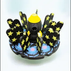 Galaxy Flip Book Zoetrope Spinner