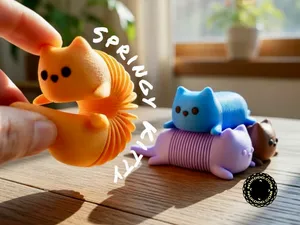 Springy Kitty Flexi Fidget