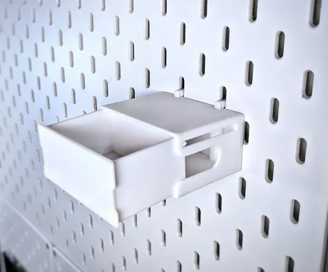 Railed Drawer for Ikea Skadis Board - 50mm deep — Фото 3 из 9