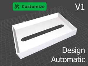 [Customizable] IKEA Skadis Tissue Rack Generator