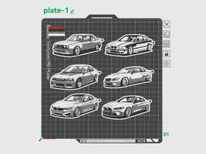 BMW M3 all models Keychain e30 e36 e46 e90 f80 g80