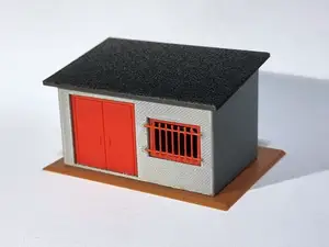 H0 1:87 railroad worker shelter