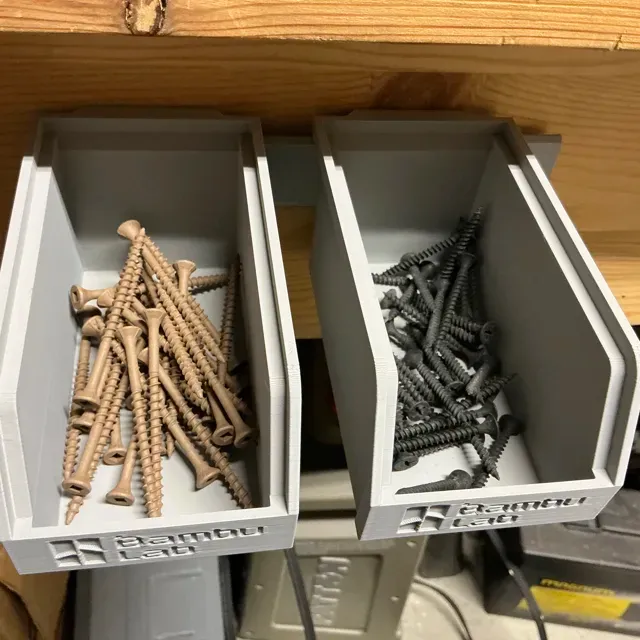 Mini Bin Box Organizer Hanging System — Image 13 of 14