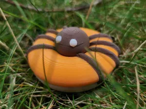 Spider Donut Magnet / Keychain