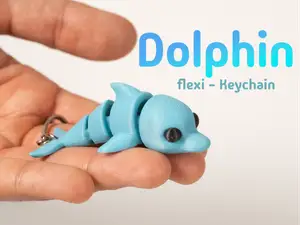 Dolphin – Articulated & Keychain
