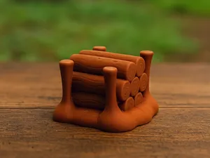 Feuerholz des Flammengartens