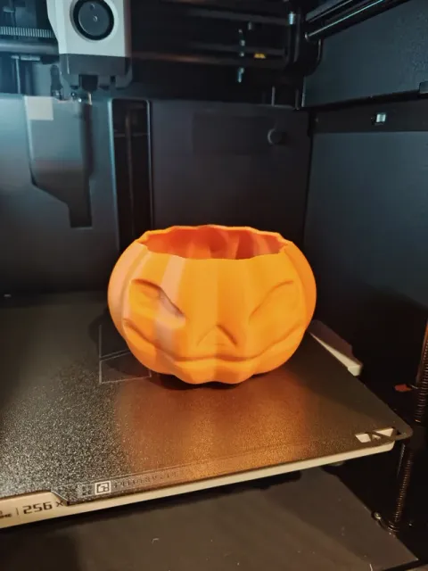 Halloween Pumpkin Candy Bowl & LED Lantern — Image 6 of 7