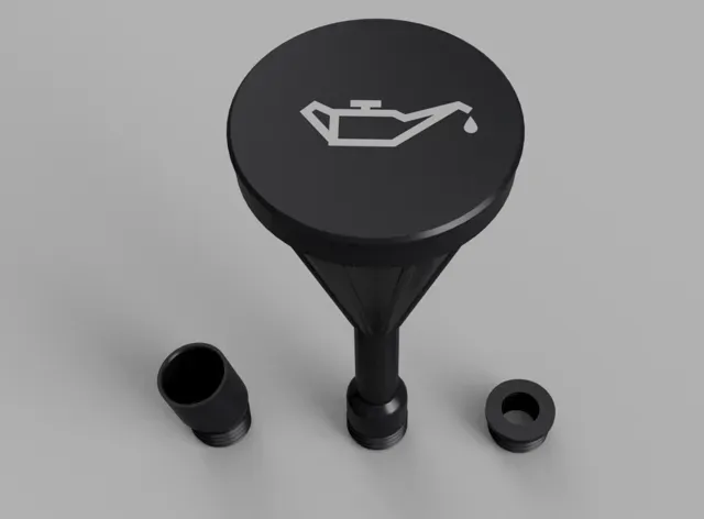 Screw-in Motorcycle Oil Funnel - (M20x2.5 Threads) — Image 10 of 12