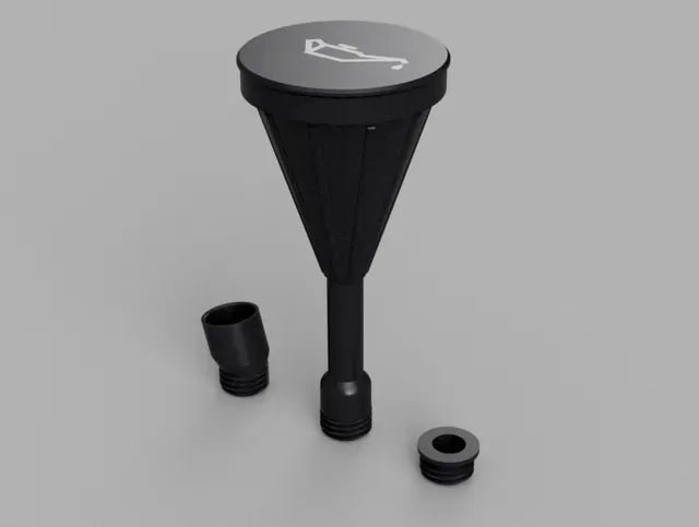Screw-in Motorcycle Oil Funnel - (M20x2.5 Threads) — Image 7 of 12