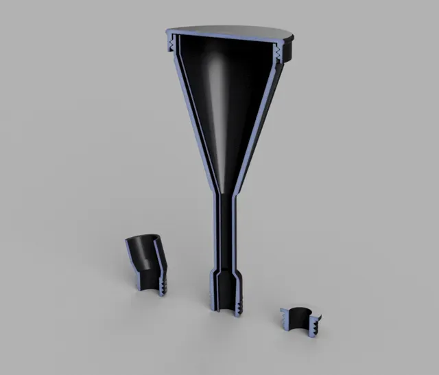 Screw-in Motorcycle Oil Funnel - (M20x2.5 Threads) — Image 11 of 12