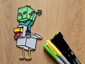 Minecraft Chicken Jockey Movie DIY Coloring Zombie