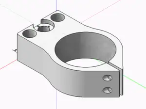 CNC 3018 65mm Router Holder - 42mm Version
