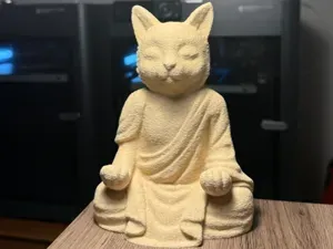 Fuzzy Kitten Monk - Paws of Peace