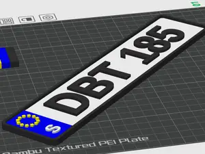 Car license plate 