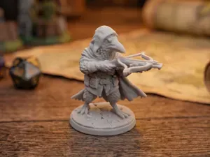 Kenku Ravenfolk Ranger - Avian Marksman 32mm base