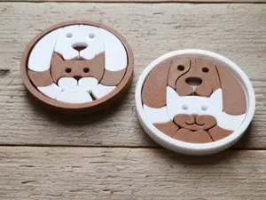 Puzzle educativo gato y perro