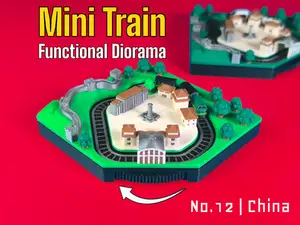 Mini Train - Functional China Diorama