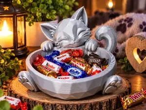 Cute Cat Candy Bowl – Sweet Treat Holder