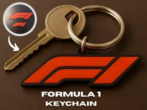 Formula 1 Keychain – F1 Logo Keyring