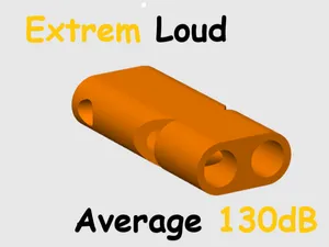 Insanely Loud 130dB+ Whistle