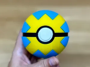 Quick Ball - Pokeball - Pokemon - Fully Functional