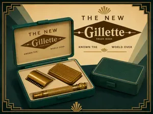 The New Gillette – Art Deco Razor Travel Case