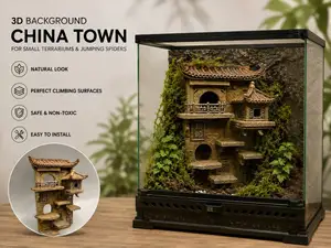3D-Rückwand „China Town“