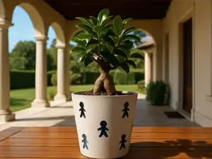 Multiuse Gingerbread Basket Container Vase