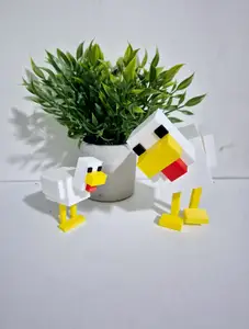 Minecraft chicken articulated