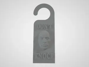 Dwayne "Don't Knock" Johnson - Door Hanger