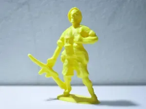 Little Army Men - Robert Capa abstract toy soldier