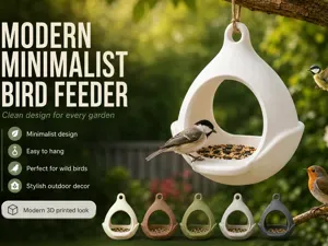 Modern Minimalist Bird Feeder
