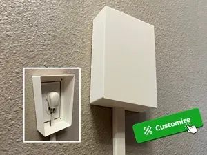 Outlet Cover for Cable Raceway Cover & Channels