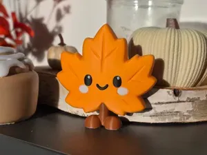 Cute Autumn Leaf Standing