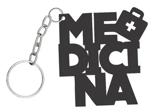 Chaveiro de Medicina - Acessório Profissional