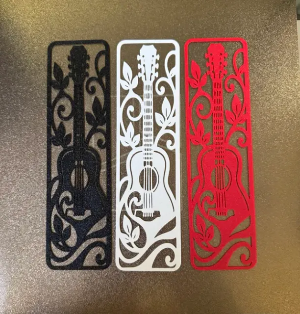 Guitar Cutout Bookmark | Fast Single-Color Print — Фото 4 из 5